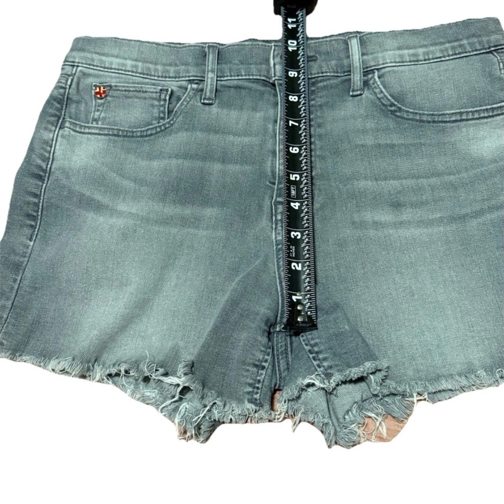 Hudson Cutoff Shorts Women 30 Gray Denim Gemma Short Mid Rise Cotton Stretchy - Picture 8 of 10